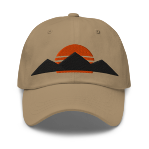 Northbound Embroidered Dad Hat, Khaki