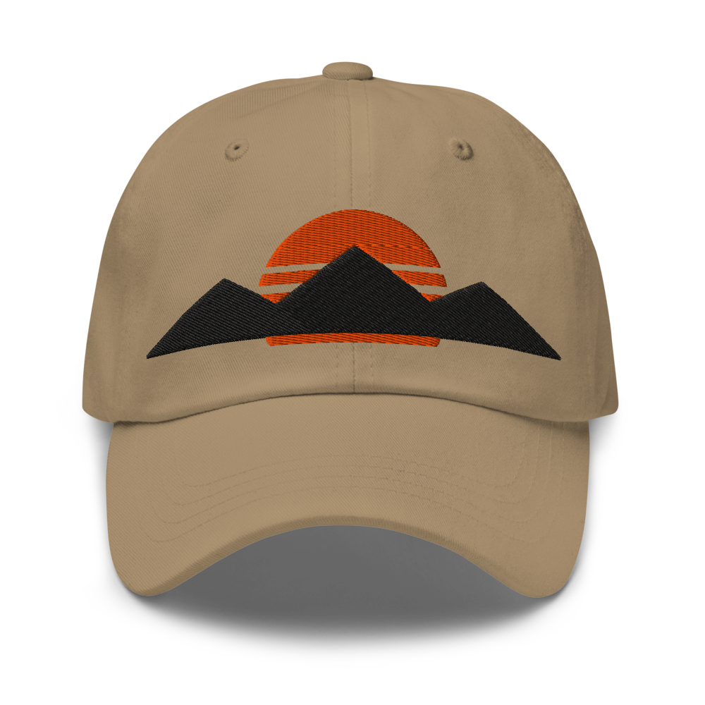Northbound Embroidered Dad Hat, Khaki