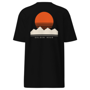 Golden Hour Heavyweight Tee, Black