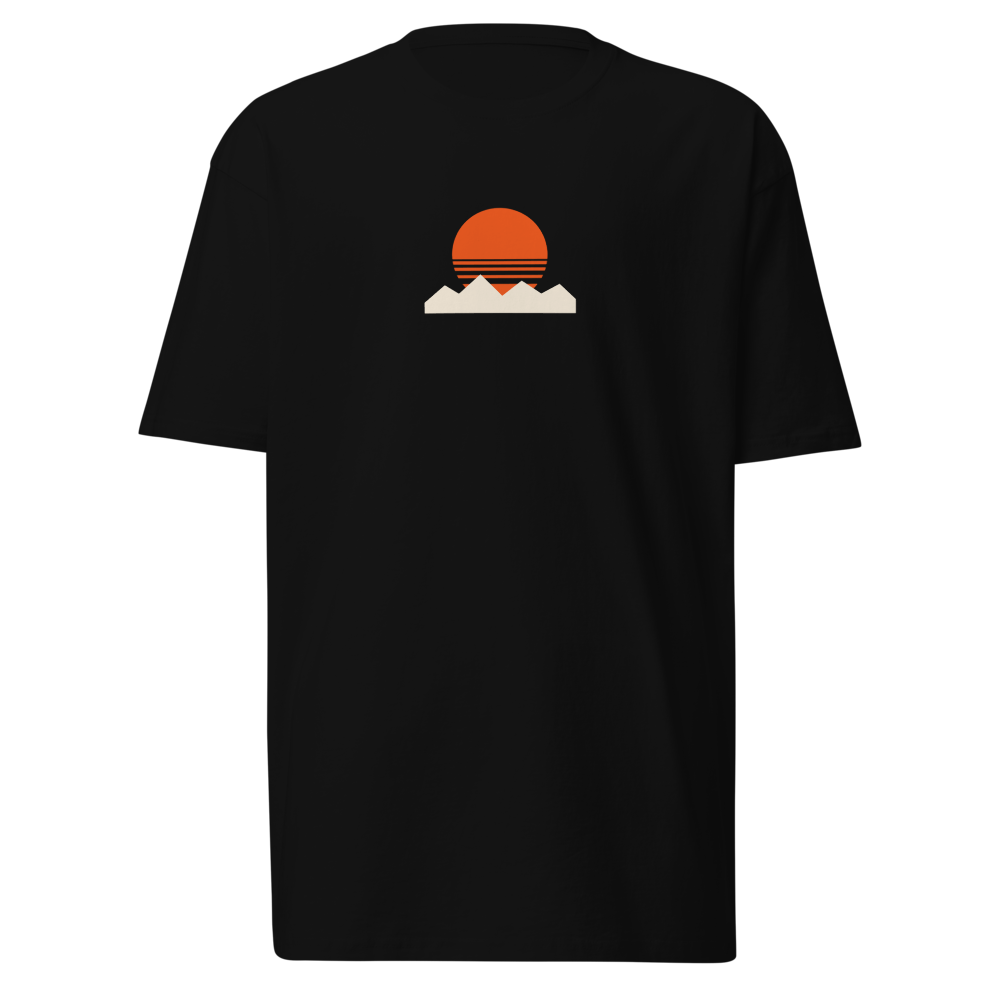 Golden Hour Heavyweight Tee, Black - Image 2