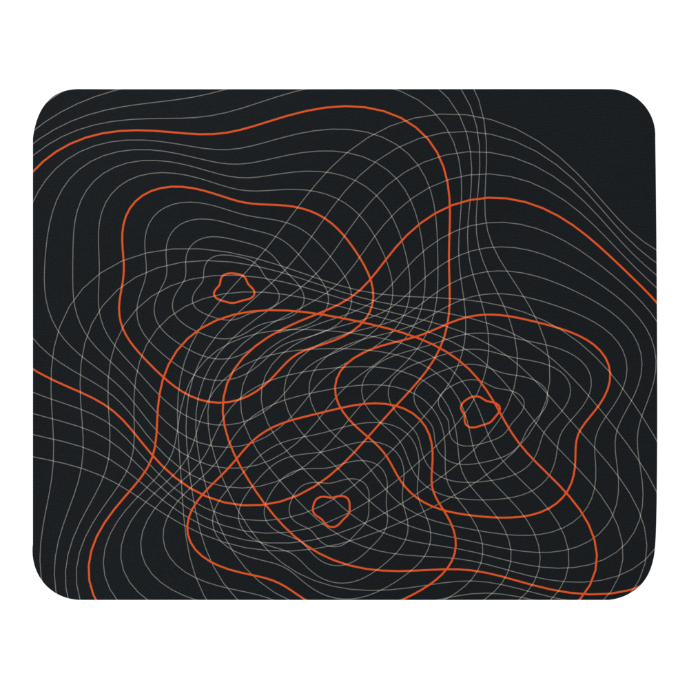 Contour Map Mouse Pad