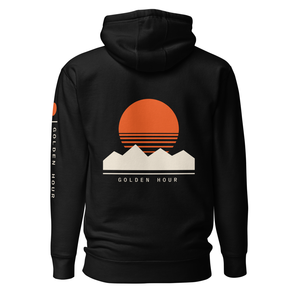 Golden Hour Pullover Hoodie, Black