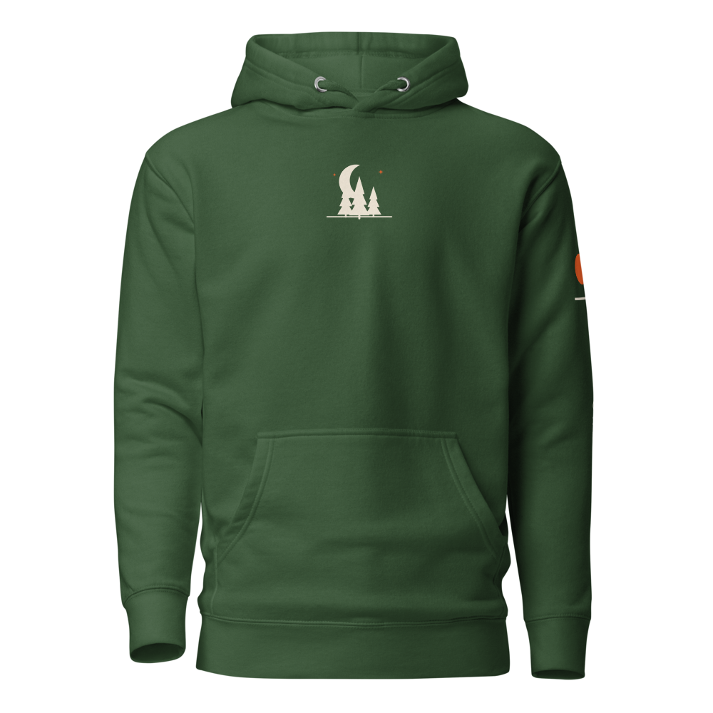 Night Shift Pullover Hoodie, Forest Green - Image 2
